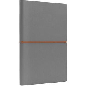 Like U, Heft + Block, Notebook A5 Fun M šviesiai pilka/oranžinė languota (A5, Kariert, Weicher Einband) Like U, Heft + Block, Notebook A5 Fun M šviesiai pilka/oranžinė languota (A5, Kariert, Weicher Einband)