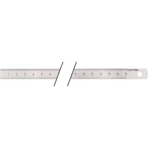 Tecwerk, Lineal, Stahlmassstab Länge 150 mm rostfreier Stahl biegsam Teilung B = mm/1/2 mm (15 cm, Stahl) Tecwerk, Lineal, Stahlmassstab Länge 150 mm rostfreier Stahl biegsam Teilung B = mm/1/2 mm (15 cm, Stahl)