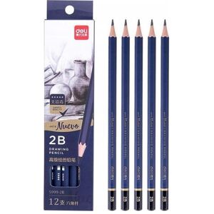 Deli, Bleistift, 2B Nuevo Skizzierstifte 12 Stück (2B, 12x) Deli, Bleistift, 2B Nuevo Skizzierstifte 12 Stück (2B, 12x)