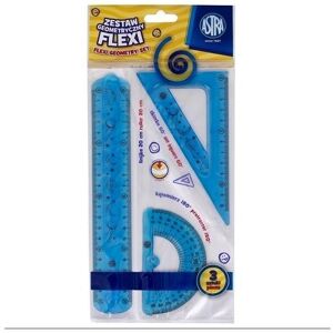 Astra, Lineal, Flexi-Geometrie-Set 3-tlg. Astra, Lineal, Flexi-Geometrie-Set 3-tlg.