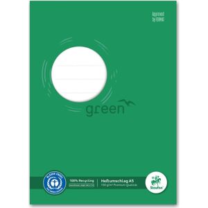 Staufen, Heft + Block, Heftschoner A5 150g grün Recyclingpapier (A5) Staufen, Heft + Block, Heftschoner A5 150g grün Recyclingpapier (A5)