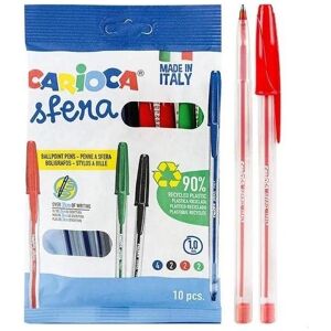 Carioca, Schreibstifte, Sfera Stift 10 Farben (10x) Carioca, Schreibstifte, Sfera Stift 10 Farben (10x)