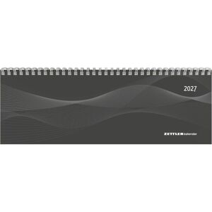 Zettler, Agenda, Tisch-Querkalender Profi schwarz 2027 (1 Woche / 2 Seiten) Zettler, Agenda, Tisch-Querkalender Profi schwarz 2027 (1 Woche / 2 Seiten)