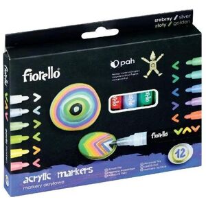 Trade, Marker, Satz Acrylmarker 12 Stück FIORELLO GR-1106 160-2262 KW (12x) Trade, Marker, Satz Acrylmarker 12 Stück FIORELLO GR-1106 160-2262 KW (12x)