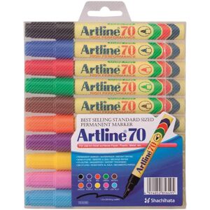 Artline 70 1,5 mm Mehrfarbiger Permanentmarker - Marker Artline 70 1,5 mm Mehrfarbiger Permanentmarker - Marker