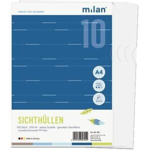 Durable, Mappe, Milan 100 Sichthüllen A4PP genarbt 120µ im Beutel (A4, 100x) Durable, Mappe, Milan 100 Sichthüllen A4PP genarbt 120µ im Beutel (A4, 100x)