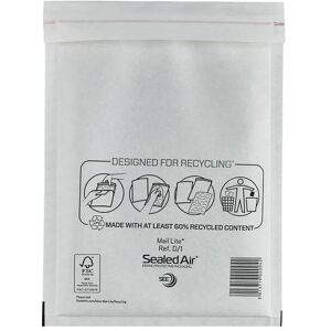 Sealed Air, Versandtasche + Luftpolstertasche, Mail Lite Umschlag Weiss 10 Stück (10 Stk.) Sealed Air, Versandtasche + Luftpolstertasche, Mail Lite Umschlag Weiss 10 Stück (10 Stk.)