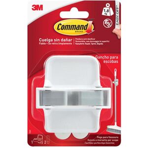 3M Klebehaken + Klebenagel, Command broom hook, 1 unit + 2 strips, max 1.8 kg 3M Klebehaken + Klebenagel, Command broom hook, 1 unit + 2 strips, max 1.8 kg