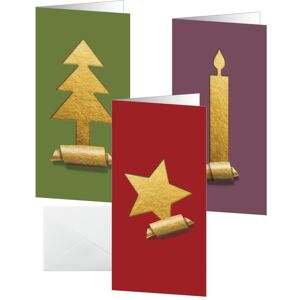 Sigel, Grusskarte + Briefpapier, Cut-out style (10 Stk.) Sigel, Grusskarte + Briefpapier, Cut-out style (10 Stk.)