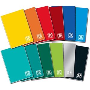 Blasetti, Heft + Block, Packung mit 10 einfarbigen Notizbüchern 80gr (A5, Liniert, Weicher Einband) Blasetti, Heft + Block, Packung mit 10 einfarbigen Notizbüchern 80gr (A5, Liniert, Weicher Einband)