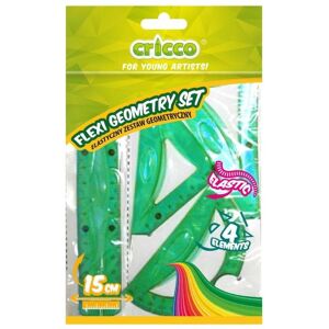 Cricco, Lineal, Flexibles geometrisches Set mit einem 15 cm langen CRICCO-Lineal (15 cm, Kunststoff) Cricco, Lineal, Flexibles geometrisches Set mit einem 15 cm langen CRICCO-Lineal (15 cm, Kunststoff)