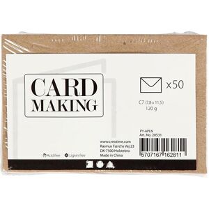 Creativ Company, Briefumschlag, Recycled envelope (7,8 x 11,5 cm, 50x) Creativ Company, Briefumschlag, Recycled envelope (7,8 x 11,5 cm, 50x)