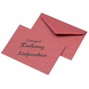 Mailmedia, Briefumschlag, Briefumschlag C6 "Lieferschein/Rechnung", rot (C6, 1x) Mailmedia, Briefumschlag, Briefumschlag C6 "Lieferschein/Rechnung", rot (C6, 1x)