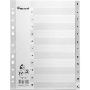 Teka, Mappe, A4-Teiler 1-12 (A4) Teka, Mappe, A4-Teiler 1-12 (A4)