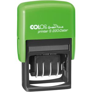 Colop, Stempel, Datumsstempel selbstfärbend Greenline S220 Abmessung der Stempelfläche: 24 x 4 mm ( Schreibfarbe... Colop, Stempel, Datumsstempel selbstfärbend Greenline S220 Abmessung der Stempelfläche: 24 x 4 mm ( Schreibfarbe...