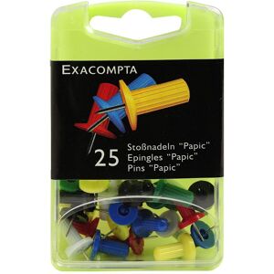 Exacompta, Büroklammer, Pinnwandnadeln Ø 10 mm, multicolor (1x) Exacompta, Büroklammer, Pinnwandnadeln Ø 10 mm, multicolor (1x)