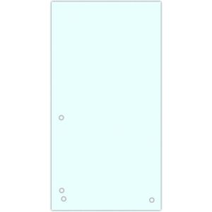 Donau, Ordner Zubehör, Trennblätter, karton, 1/3 a4, 235x105mm, 100stk, weiss Donau, Ordner Zubehör, Trennblätter, karton, 1/3 a4, 235x105mm, 100stk, weiss