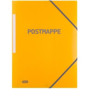 Elba, Mappe, Postmappe, DIN A4, PP, transparent-gelb Eckspannermappe mit aufgeklebtem Rückenschild, Aufschrift (A4, 1x) Elba, Mappe, Postmappe, DIN A4, PP, transparent-gelb Eckspannermappe mit aufgeklebtem Rückenschild, Aufschrift (A4, 1x)