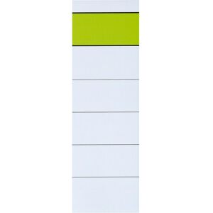 Biella, Ordner Zubehör, Rückenschild breit/kurz 54 x 190 mm (B x H) weiss/grün 10 St./Pack. Biella, Ordner Zubehör, Rückenschild breit/kurz 54 x 190 mm (B x H) weiss/grün 10 St./Pack.