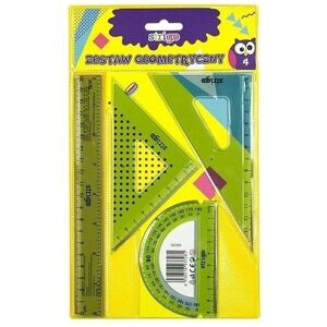 Stigo Bike, Lineal, STRIGO geometrisches Set (20 cm, Kunststoff) Stigo Bike, Lineal, STRIGO geometrisches Set (20 cm, Kunststoff)
