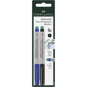 Faber-Castell, Marker, Faber.C.Marker Multimark non-perm. F 2x BK 159599 (2x) Faber-Castell, Marker, Faber.C.Marker Multimark non-perm. F 2x BK 159599 (2x)