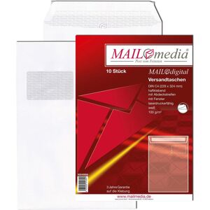 Mailmedia, Versandtasche + Luftpolstertasche, Versandtasche "MAILdigital", C4, weiá Mailmedia, Versandtasche + Luftpolstertasche, Versandtasche "MAILdigital", C4, weiá