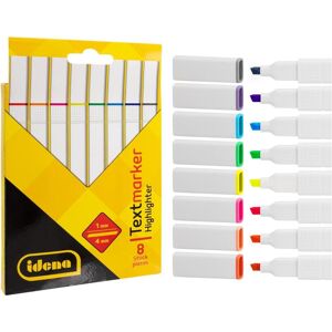 Idena, Marker, Textmarker 8 Farben 8 Stück (8x) Idena, Marker, Textmarker 8 Farben 8 Stück (8x)