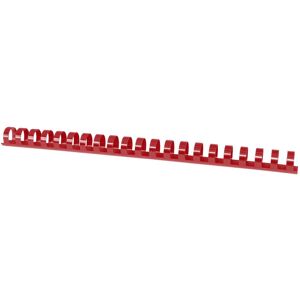 Office Products Binderücken, 16mm, 100 stk., rot, Bindegerät Zubehör, Rot Office Products Binderücken, 16mm, 100 stk., rot, Bindegerät Zubehör, Rot