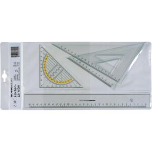 Rumold, Lineal, Zeichengarnitur 4tlg.rauchgrau (30 cm, Kunststoff) Rumold, Lineal, Zeichengarnitur 4tlg.rauchgrau (30 cm, Kunststoff)