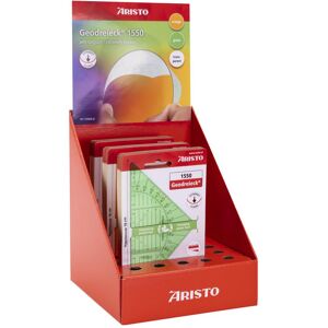 Aristo Kasse, Geodreieck im Ecoblister Display 30 je 10x 1550, 1550OR, 1550GR Aristo Kasse, Geodreieck im Ecoblister Display 30 je 10x 1550, 1550OR, 1550GR