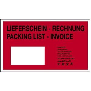 Raja, Lieferscheintasche, Lieferschein PCL15LR 165 mm PE, Silikonpapier (250 Stk.) Raja, Lieferscheintasche, Lieferschein PCL15LR 165 mm PE, Silikonpapier (250 Stk.)