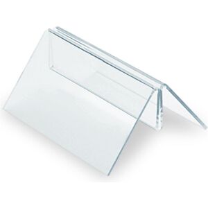 Deflecto, Prospektständer, Broschüren- und Kartenhalter, glasklar aus Acryl, Masse: (B)151 x (T)57 x (H)42 mm (A5) Deflecto, Prospektständer, Broschüren- und Kartenhalter, glasklar aus Acryl, Masse: (B)151 x (T)57 x (H)42 mm (A5)