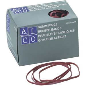 Alco, Gummiband, Gummiband 6 x 200 mm (B x L) Kautschuk rot 500 g/Pack. (1 Stk.) Alco, Gummiband, Gummiband 6 x 200 mm (B x L) Kautschuk rot 500 g/Pack. (1 Stk.)