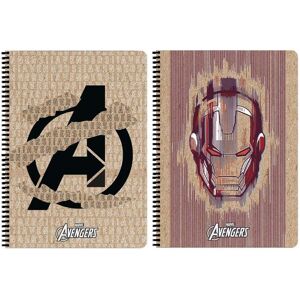 Beniamin, Heft + Block, Avengers Kraft-Kreisnotizbuch A4/80K (A4, Kariert, Weicher Einband) Beniamin, Heft + Block, Avengers Kraft-Kreisnotizbuch A4/80K (A4, Kariert, Weicher Einband)