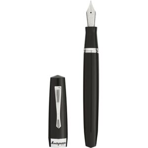 Montegrappa, Schreibstifte, Ise2r2ac mg Füllfederhalter, Elmo 02 Schwarz, F Stahlfeder Montegrappa, Schreibstifte, Ise2r2ac mg Füllfederhalter, Elmo 02 Schwarz, F Stahlfeder