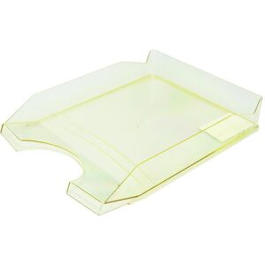 Office Products, Dokumentenablage, Schreibtisch-briefablage, polystyrol/pp, a4, transparent gelb (A4) Office Products, Dokumentenablage, Schreibtisch-briefablage, polystyrol/pp, a4, transparent gelb (A4)