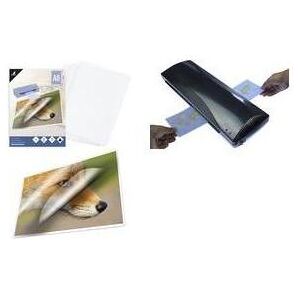 Kangaro, Laminierfolie, Laminierfolientasche, DIN A5, glänzend, 250 mic 2 x 125 mic, Masse: 154 x 216 mm (A5, 250 µm) Kangaro, Laminierfolie, Laminierfolientasche, DIN A5, glänzend, 250 mic 2 x 125 mic, Masse: 154 x 216 mm (A5, 250 µm)