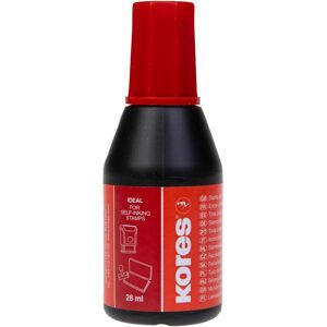 Kores, Ersatzpatronen + Tintenfass, Stempelfarbe (Rot, 10 Stk.) Kores, Ersatzpatronen + Tintenfass, Stempelfarbe (Rot, 10 Stk.)
