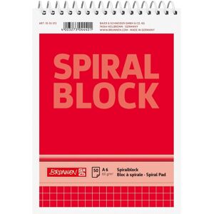 Brunnen, Heft + Block, Spiralnotizblock (A6, Kariert, Kein Einband) Brunnen, Heft + Block, Spiralnotizblock (A6, Kariert, Kein Einband)
