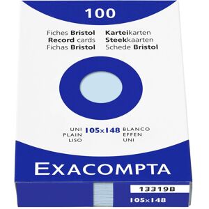 Exacompta, Karteikarten, Karteikarten (A6, 100x, 205 g/m²) Exacompta, Karteikarten, Karteikarten (A6, 100x, 205 g/m²)