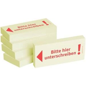 Bizstix, Haftnotiz, Notiz 'unterschreiben' 75x35mm (35 x 75 mm) Bizstix, Haftnotiz, Notiz 'unterschreiben' 75x35mm (35 x 75 mm)