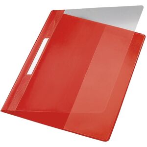 Leitz, Mappe, Schnellhefter Exquisit, DIN A4 Überbreite, PVC, rot PVC-Hartfolie, Vorderdeckel transparent, m (A4, 1x) Leitz, Mappe, Schnellhefter Exquisit, DIN A4 Überbreite, PVC, rot PVC-Hartfolie, Vorderdeckel transparent, m (A4, 1x)
