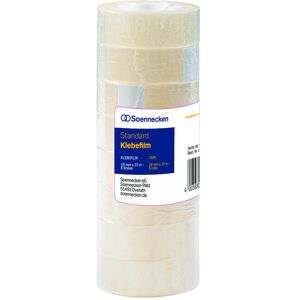 Soennecken, Klebeband, 5847 Klebefilm - Transparent, 19mmx33m, 8 St./Pack (19 mm) Soennecken, Klebeband, 5847 Klebefilm - Transparent, 19mmx33m, 8 St./Pack (19 mm)