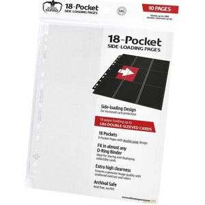 Ultimate Guard UGD010405 - 18-Pocket Side-Loading Pages (10), weiss Ultimate Guard UGD010405 - 18-Pocket Side-Loading Pages (10), weiss
