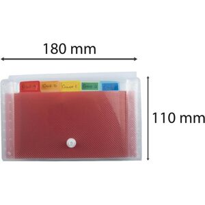 Exacompta, Mappe, Crystal (A6, 1x) Exacompta, Mappe, Crystal (A6, 1x)