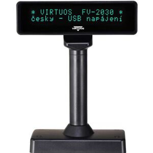 Virtuoso, Kasse Zubehör, VFD zák.displej FV-2030B,,USB, Äerný Virtuoso, Kasse Zubehör, VFD zák.displej FV-2030B,,USB, Äerný