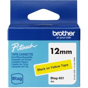 Brother Beschriftungsband, Btag (1.20 cm, Gelb, Schwarz) Brother Beschriftungsband, Btag (1.20 cm, Gelb, Schwarz)