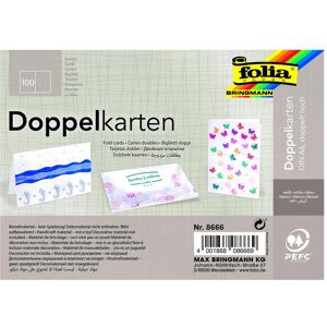 Folia, Grusskarte + Briefpapier, Briefkarte A6 hoch 100ST weiss (100 Stk.) Folia, Grusskarte + Briefpapier, Briefkarte A6 hoch 100ST weiss (100 Stk.)