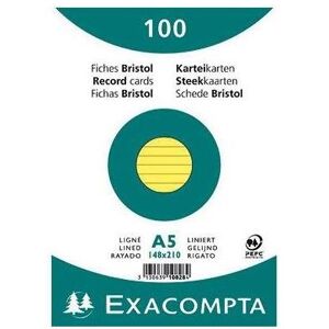 Exacompta, Karteikarten, Karteikarten (148 x 210 mm, 100x, 205 g/m²) Exacompta, Karteikarten, Karteikarten (148 x 210 mm, 100x, 205 g/m²)