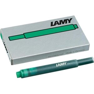 Lamy, Ersatzpatronen + Tintenfass, Grossraumpatrone (Grün, 5 Stk.) Lamy, Ersatzpatronen + Tintenfass, Grossraumpatrone (Grün, 5 Stk.)